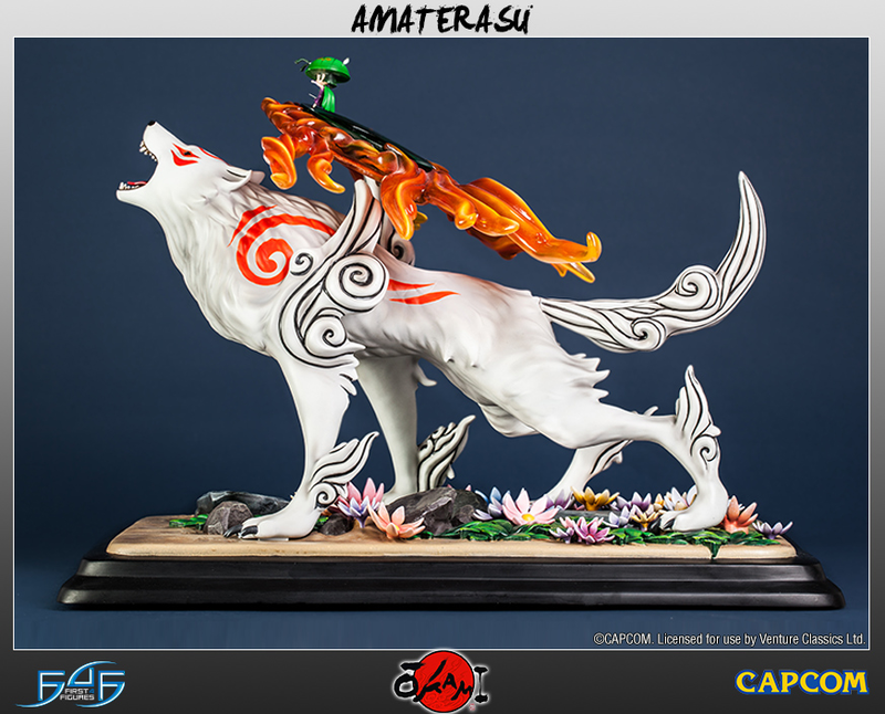 Illustration for article titled Okami's Wolf-Heroine Shines Heavenly Light on your Desk
